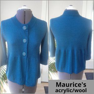 Maurices Wool Blend Baby Doll Cardigan